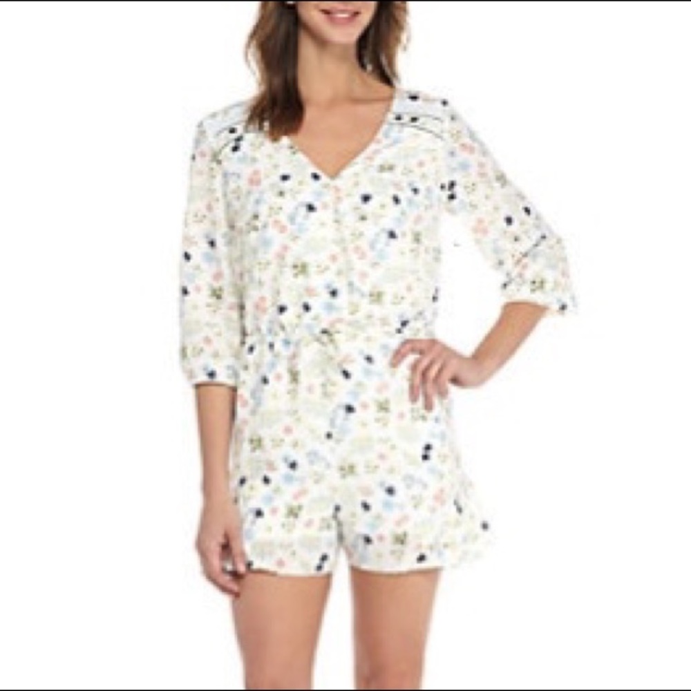 Three-Quarter Sleeve Romper